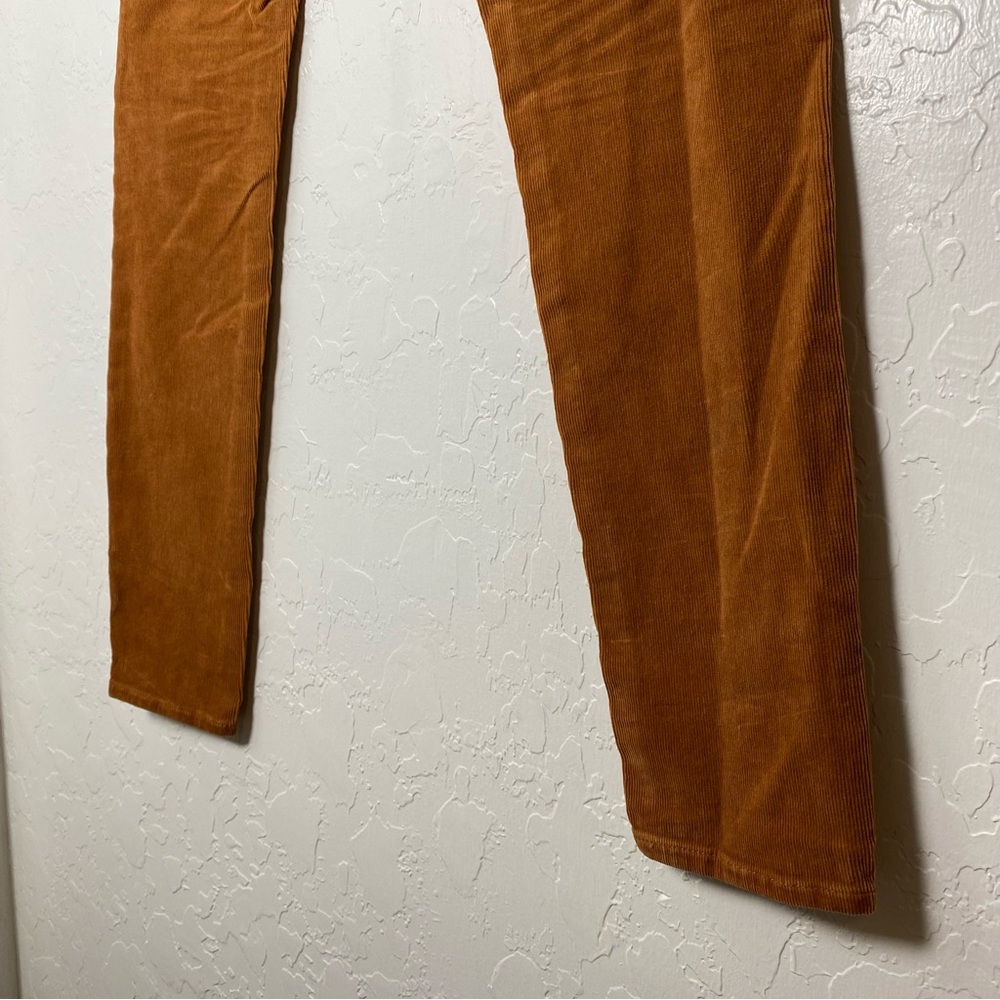 AG Golden Brown Corduroy Farrah Skinny Ankle Pants - Picture 11 of 11